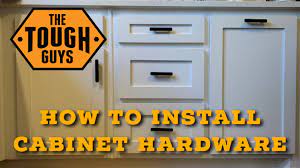 how to install cabinet hardware you