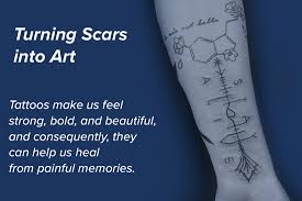 turning scars into art painful