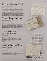 rug making rug backings halcyon yarn