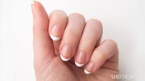 how to diy your own french manicure