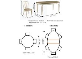 Wooden Oval Dining Table Set