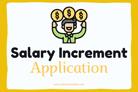 application for salary increment