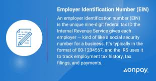 employer identification number ein