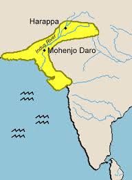 Harappa And Mohenjo Daro Map Of The Indus River