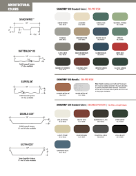 Red Iron Color Charts Bluestar Steel Buildings
