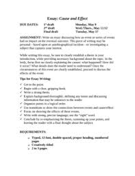 Expository Writing Cause Effect Essay Unit With Rubric By Writing Guy