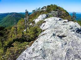 table rock summit trail on hikewnc