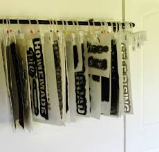 industrial pipe stencil storage hanger