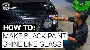 Stellar silver metallic basecoat clearcoat car paint kit. How To Make Black Paint Look Like Glass Bentley Chemical Guys Diy Youtube