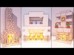 Minecraft 5 Fireplace Designs