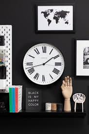 jones clocks black wall clock