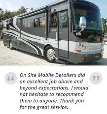 rv motorhome bus detailing service