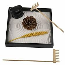 Desktop Zen Garden Kit Meditation Decor
