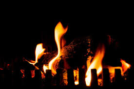 Burning Fire Fireplace Flame Heat