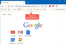 google chrome bookmarks bar how to