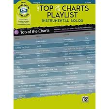 Alfred Easy Top Of The Charts Playlist Instrumental Solos Trumpet Book Cd Level 1