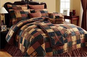 rustic bedding adds a country charm to