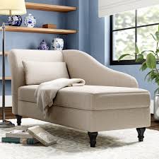 Upholstered Chaise Lounge Storage