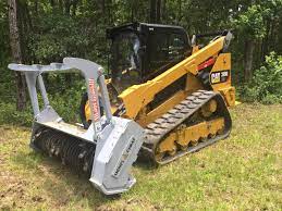 caterpillar skid steer mulcher