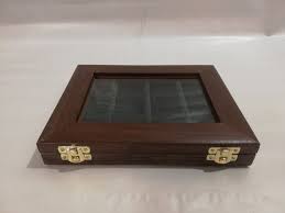 Wooden Box For Coins Medals 12 Boxes 40