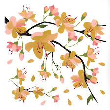 Wallpops Yellow Branch Wall Decal