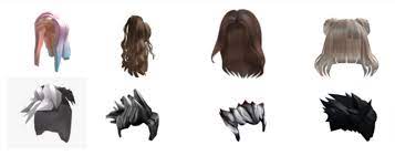list of free roblox hair codes and id