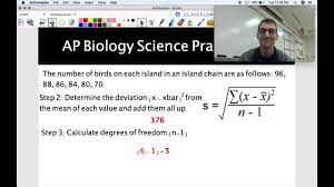 ap biology exam prep error bars and