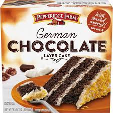 Pepperidge Farm 174 Frozen German Chocolate Layer Cake 19 6 Oz From  gambar png