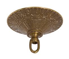 Cast Brass Ceiling Lamp Canopy