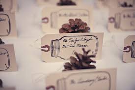 Picture Of Lovely Autumn Wedding Seating Charts And Escort Cards