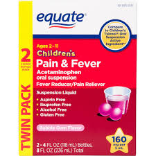 Details About Equate Childrens Bubble Gum Flavor Oral Suspension Acetaminophen 4 Fl Oz 2 Ct