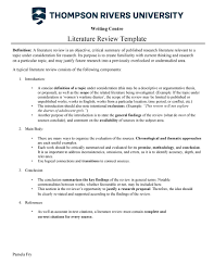 It gives a general summary of information relevant to a certain research problem or question. 50 Smart Literature Review Templates Apa á… Templatelab