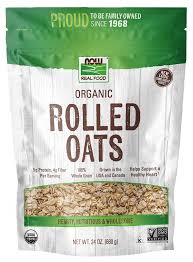 rolled oats organic oats now foods