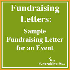 sle fundraising letter for an event