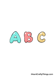 bubble letters drawing how to draw