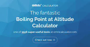 boiling point at alude calculator