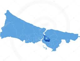 Istanbul ilçeler haritası iç tasarım fikirlerinden bir diğeri haritası. Istanbul Harita Vektorler Istanbul Harita Vektor Cizimler Vektorel Grafik Depositphotos
