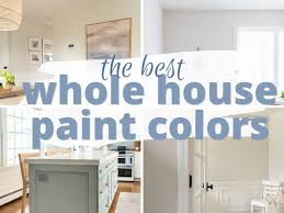 whole house interior paint colors