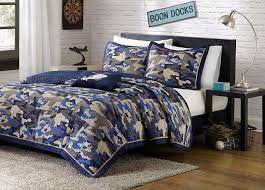 Camouflage Military Army Coverlet Hunt