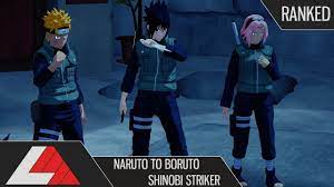 1440p 60fps) Jonin Naruto, Sasuke & Sakura Squad! Naruto to Boruto Shinobi  Strikers (Ranked) - YouTube