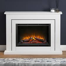 Timber Electric Fireplace Suite