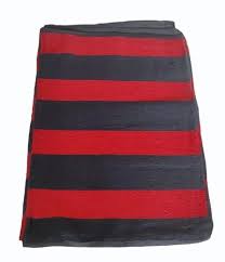 black and red wedding cotton striped