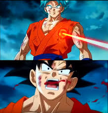 Do you enjoy seeing a negligent father with the iq of a fifth grader become the savior of the world? Goku Vs Laser Meme By Mertyville On Deviantart