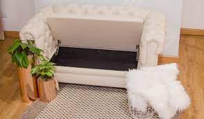 sofá para niños y niñas mini con baúl