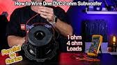 Because the woofer is a dual 4 ohm we are going to have to connect the two terminals on the subwoofer. How To Wire Dvc 4 Ohm Subwoofer Youtube