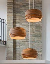 Wood Pendant Light Ceiling Lamp Bamboo