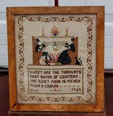 collecting vintage cross stitch