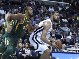 Get a summary of the memphis grizzlies vs. Grizzlies Mike Conley Jonas Valanciunas Go Large In Win Over Jazz Memphis Local Sports Business Food News Daily Memphian