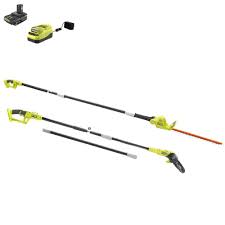 cordless battery pole hedge trimmer