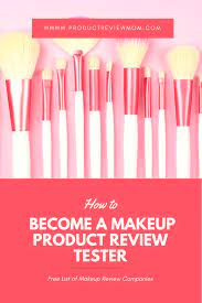 a makeup review tester